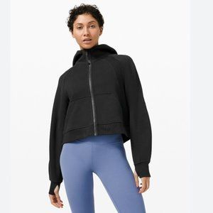 Lululemon full zip scuba oversized hoodie, size xs/s, in black